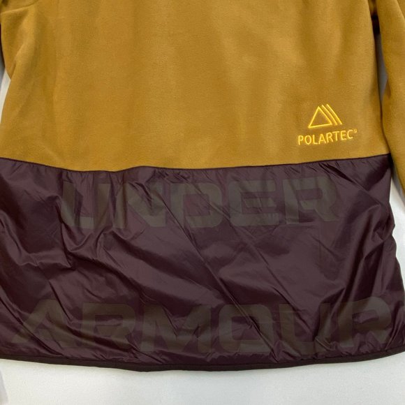 Under Armour Men's‎ Outdoor Polar-tec Forge Full-Zip 1365682 Walnut Brown Sample - Picture 10 of 10